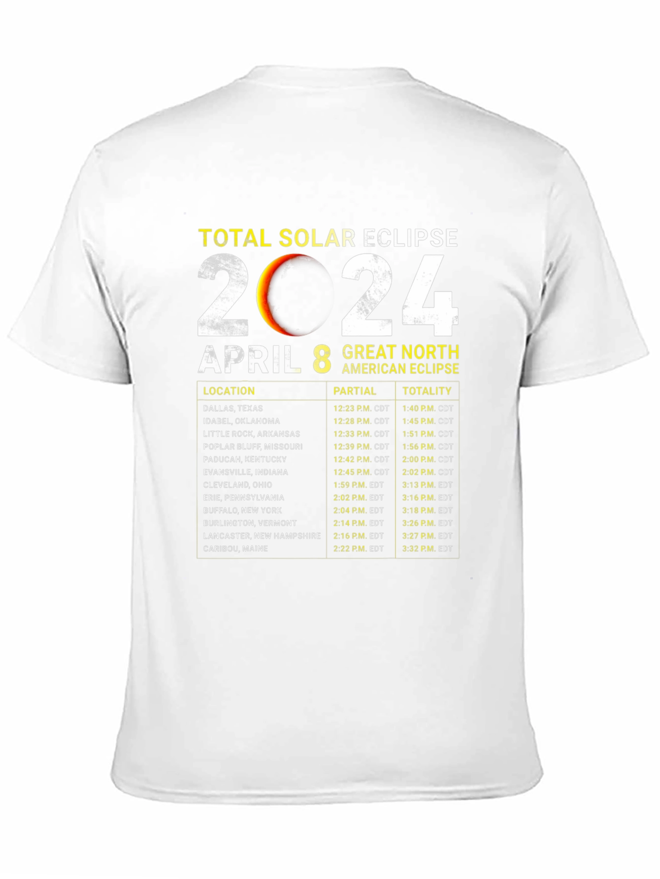 Total Solar Eclipse 2024 T-Shirt
