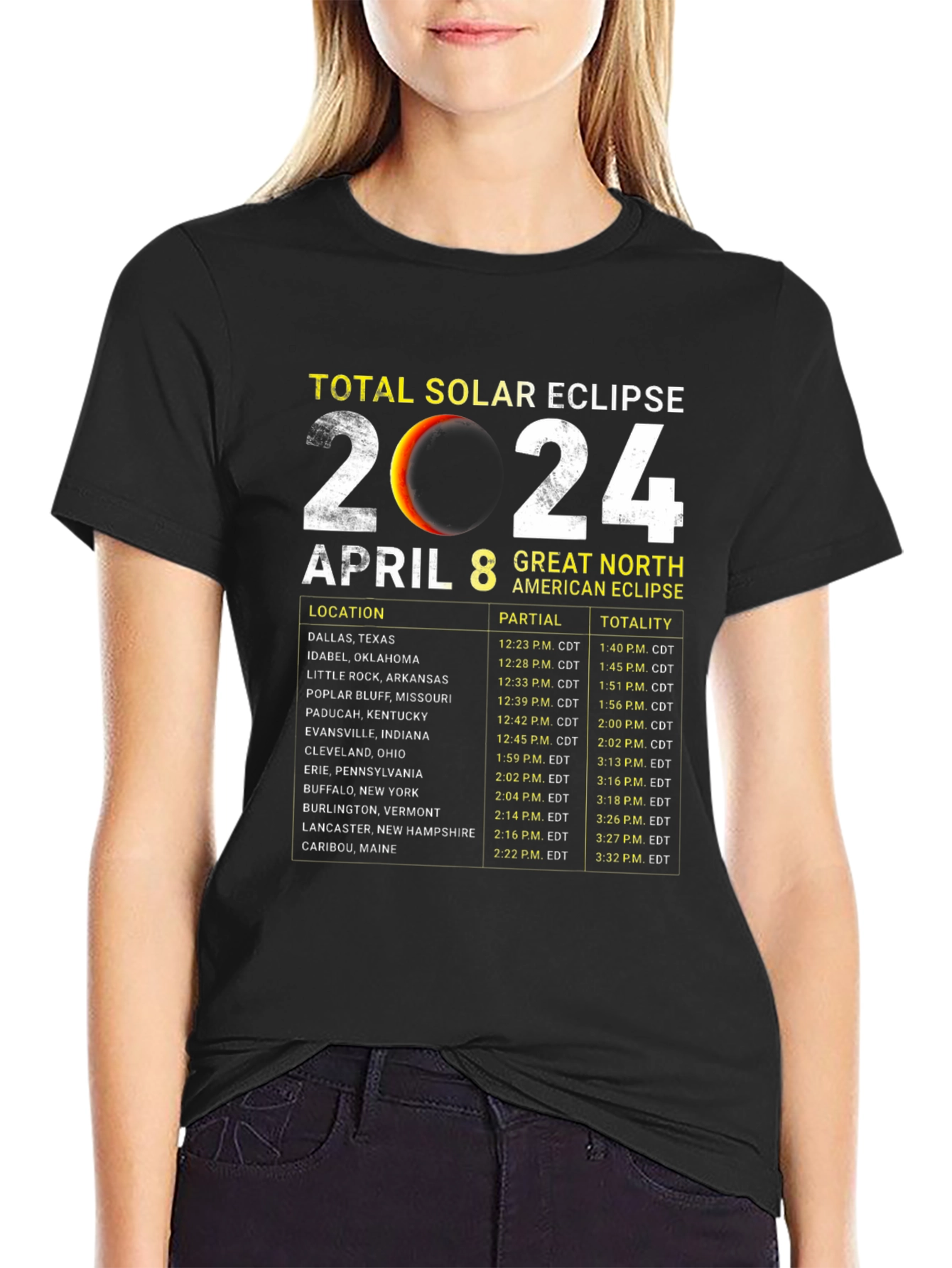 Total Solar Eclipse 2024 T-Shirt