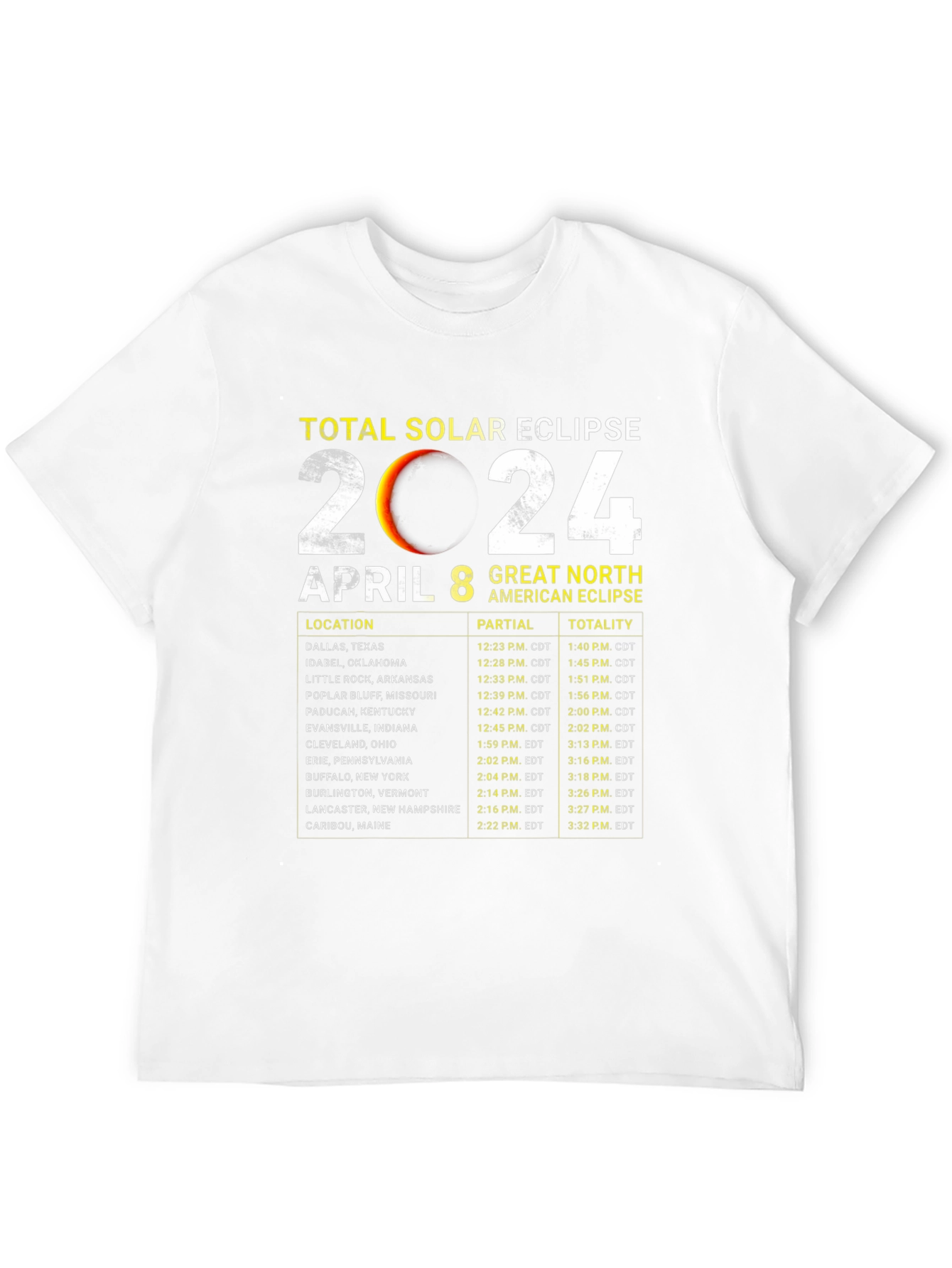 Total Solar Eclipse 2024 T-Shirt