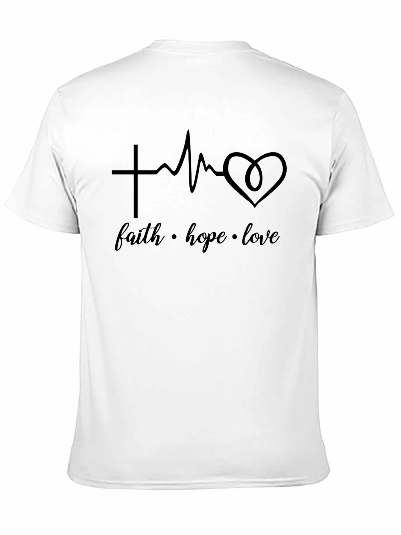 Faith Hope Love T-Shirt - Christian Graphic Tee