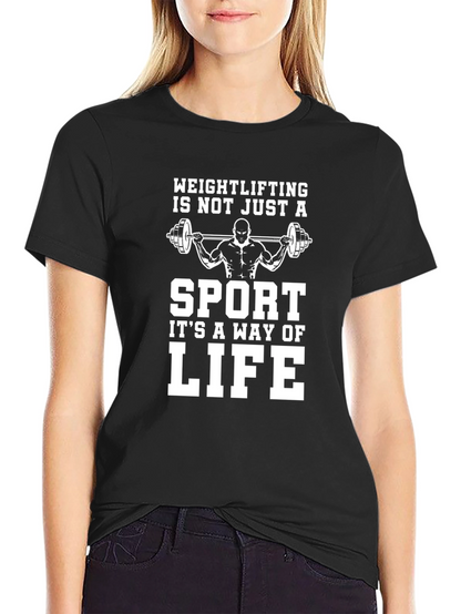 Weightlifting Lifestyle Graphic T-Shirt