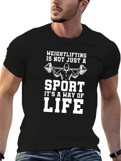 Weightlifting Lifestyle Graphic T-Shirt
