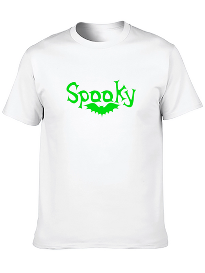 Spooky Bat Graphic Tee - Black