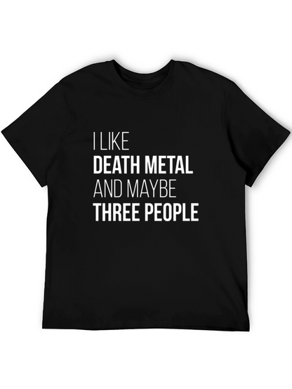 Death Metal T-Shirt - Funny Graphic Tee