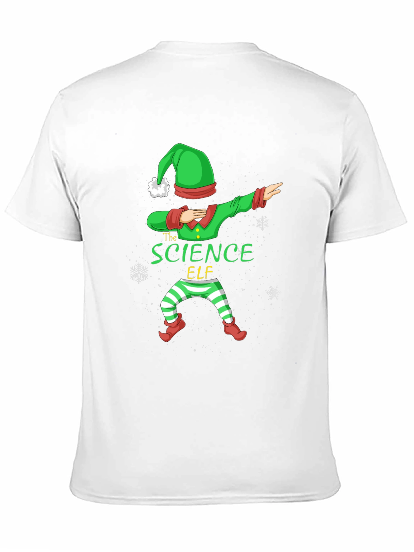 Science Elf Dabbing Christmas T-Shirt