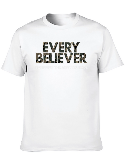 Every Believer Camo Print T-Shirt