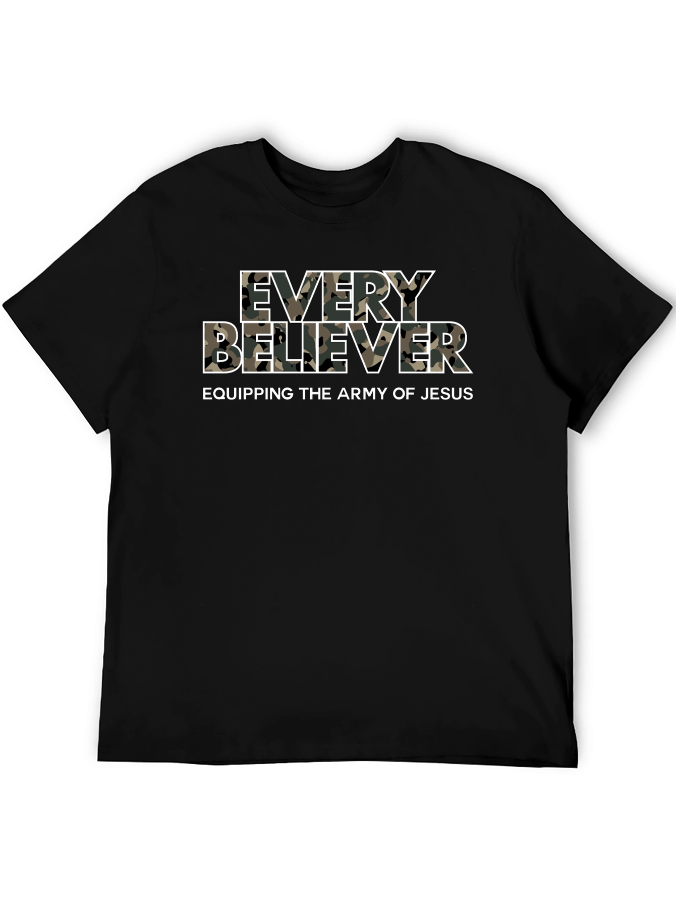 Every Believer Camo Print T-Shirt