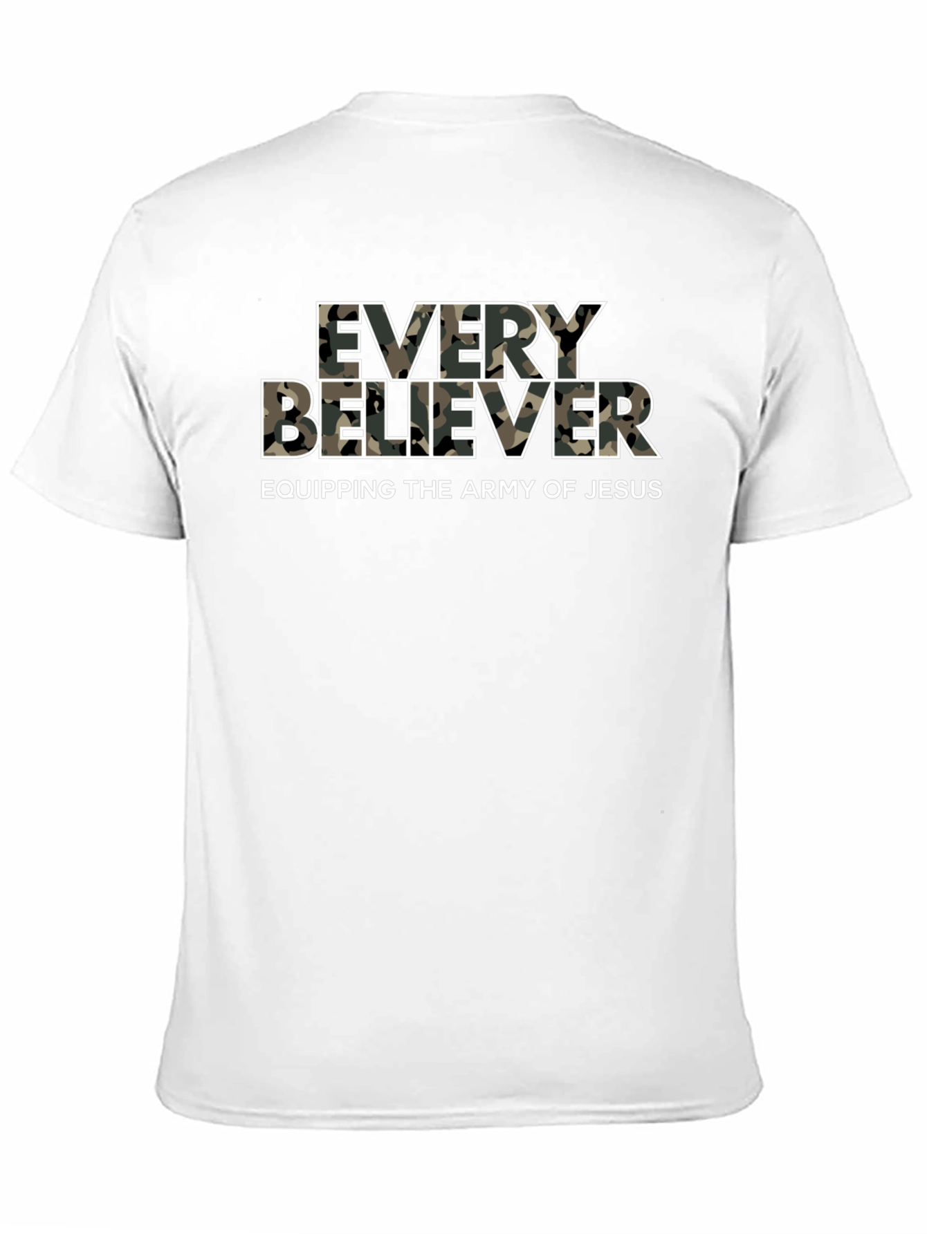Every Believer Camo Print T-Shirt