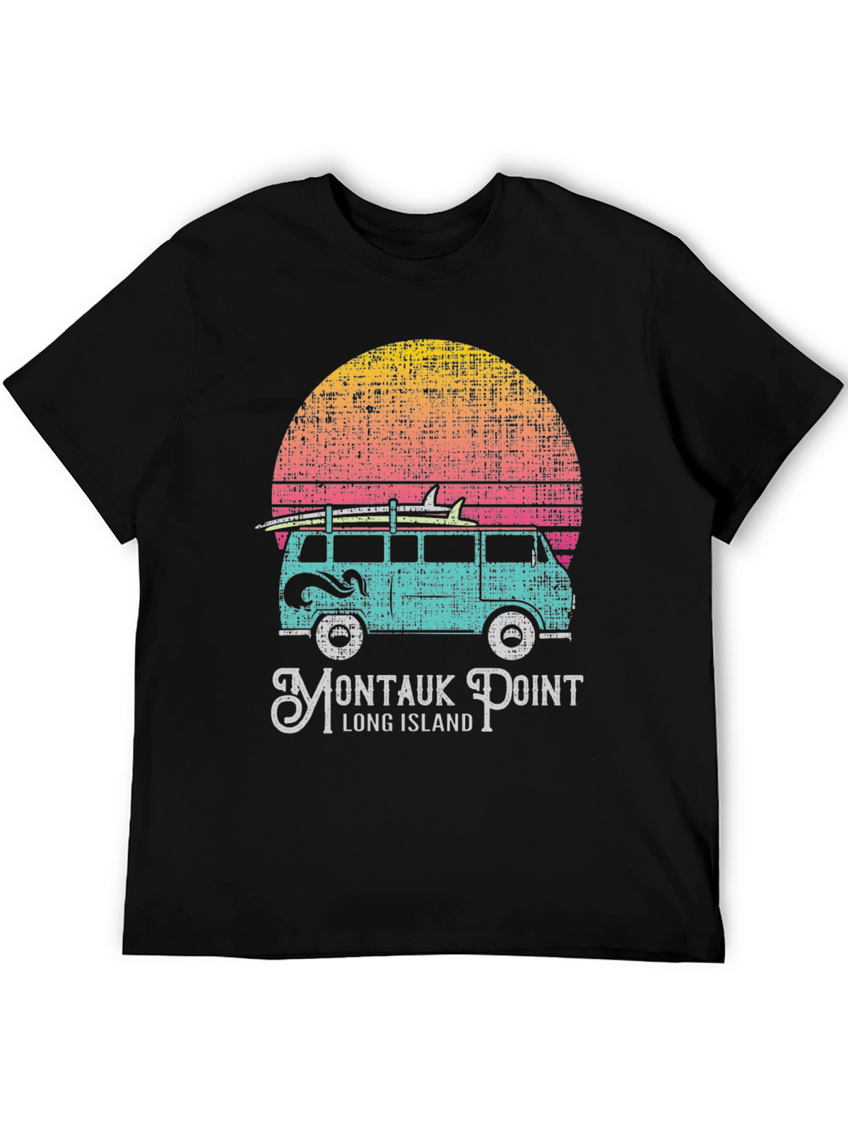 Montauk Point Van T-Shirt: Retro Surf Style