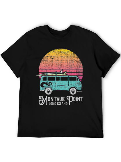 Montauk Point Van T-Shirt: Retro Surf Style