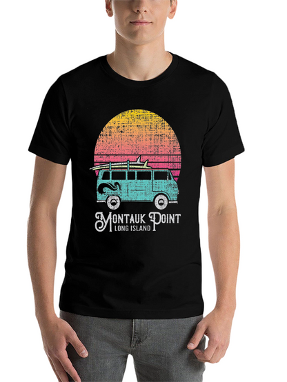 Montauk Point Van T-Shirt: Retro Surf Style