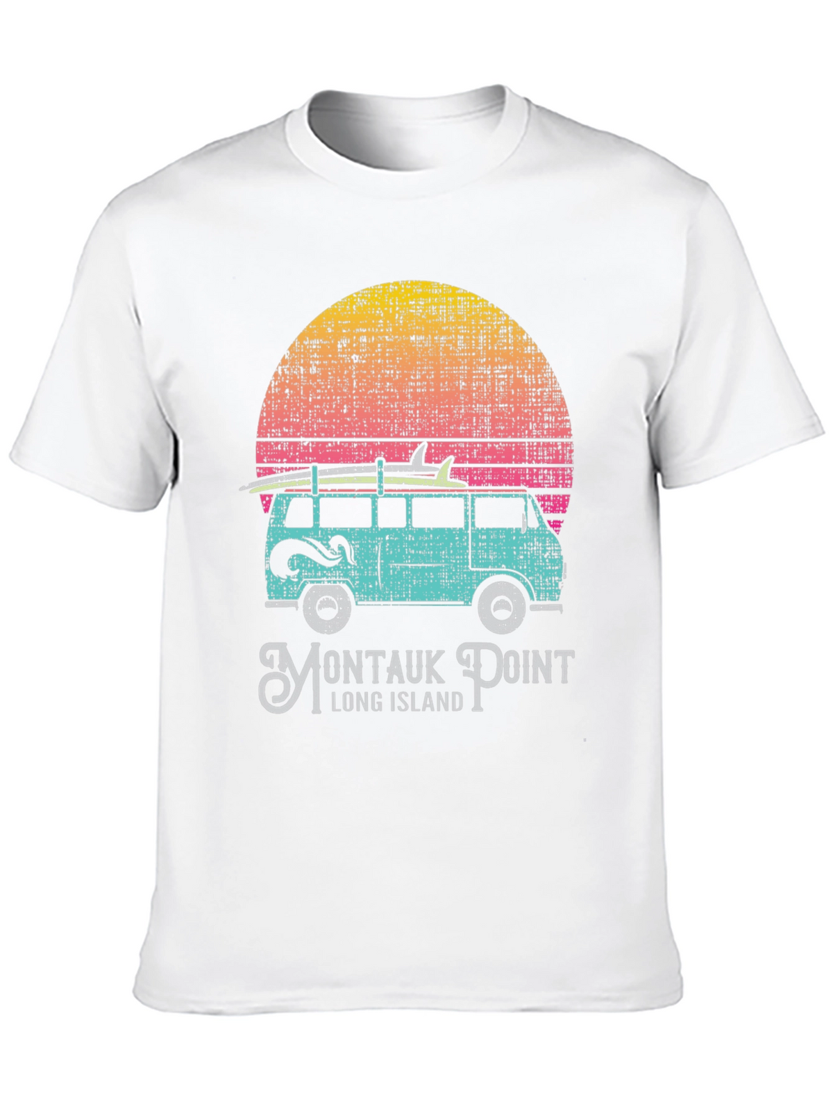 Montauk Point Van T-Shirt: Retro Surf Style