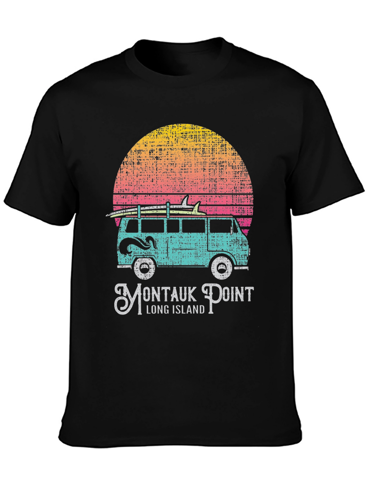Montauk Point Van T-Shirt: Retro Surf Style