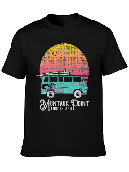 Montauk Point Van T-Shirt: Retro Surf Style