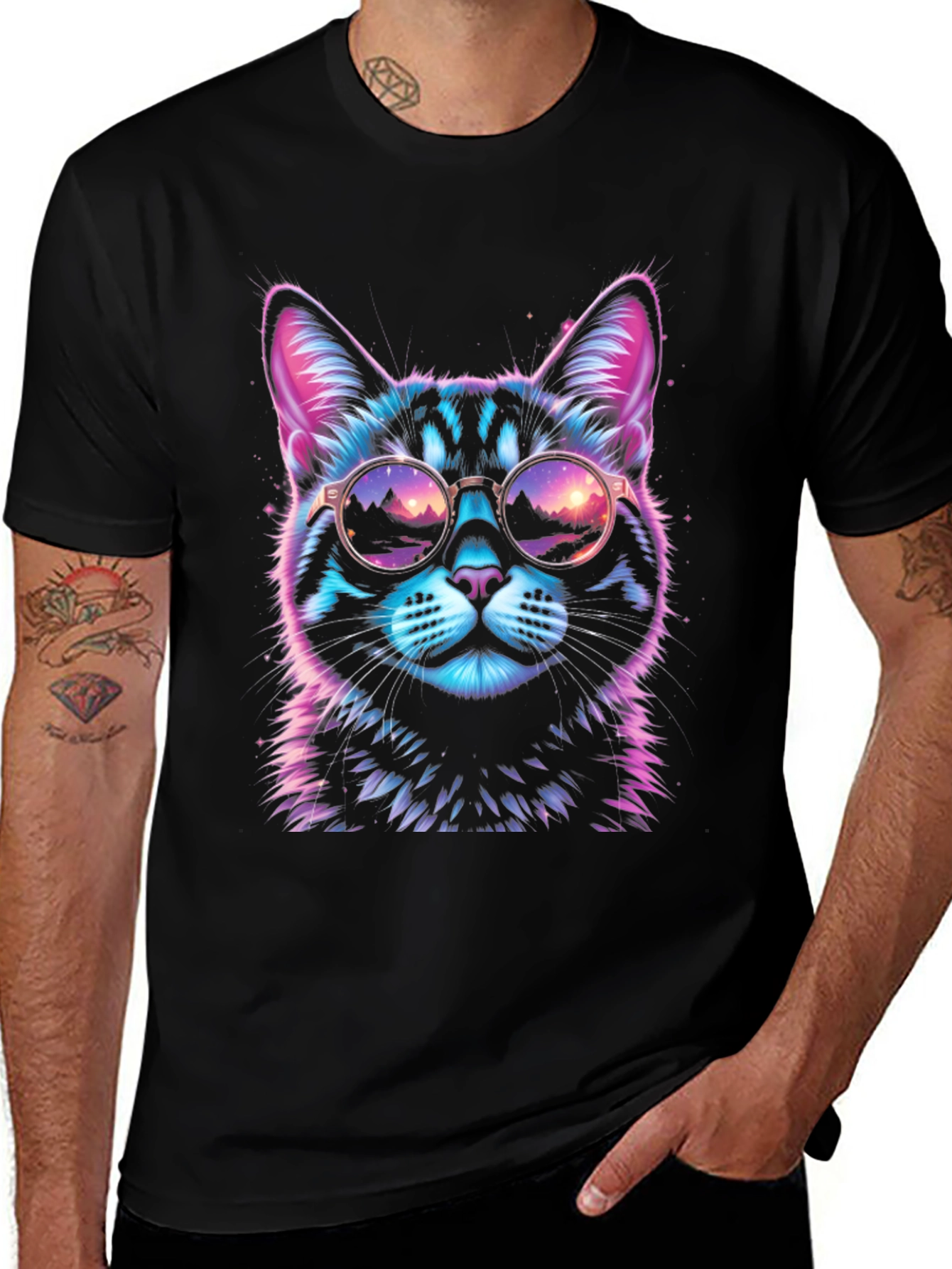 Cool Cat Graphic Tee