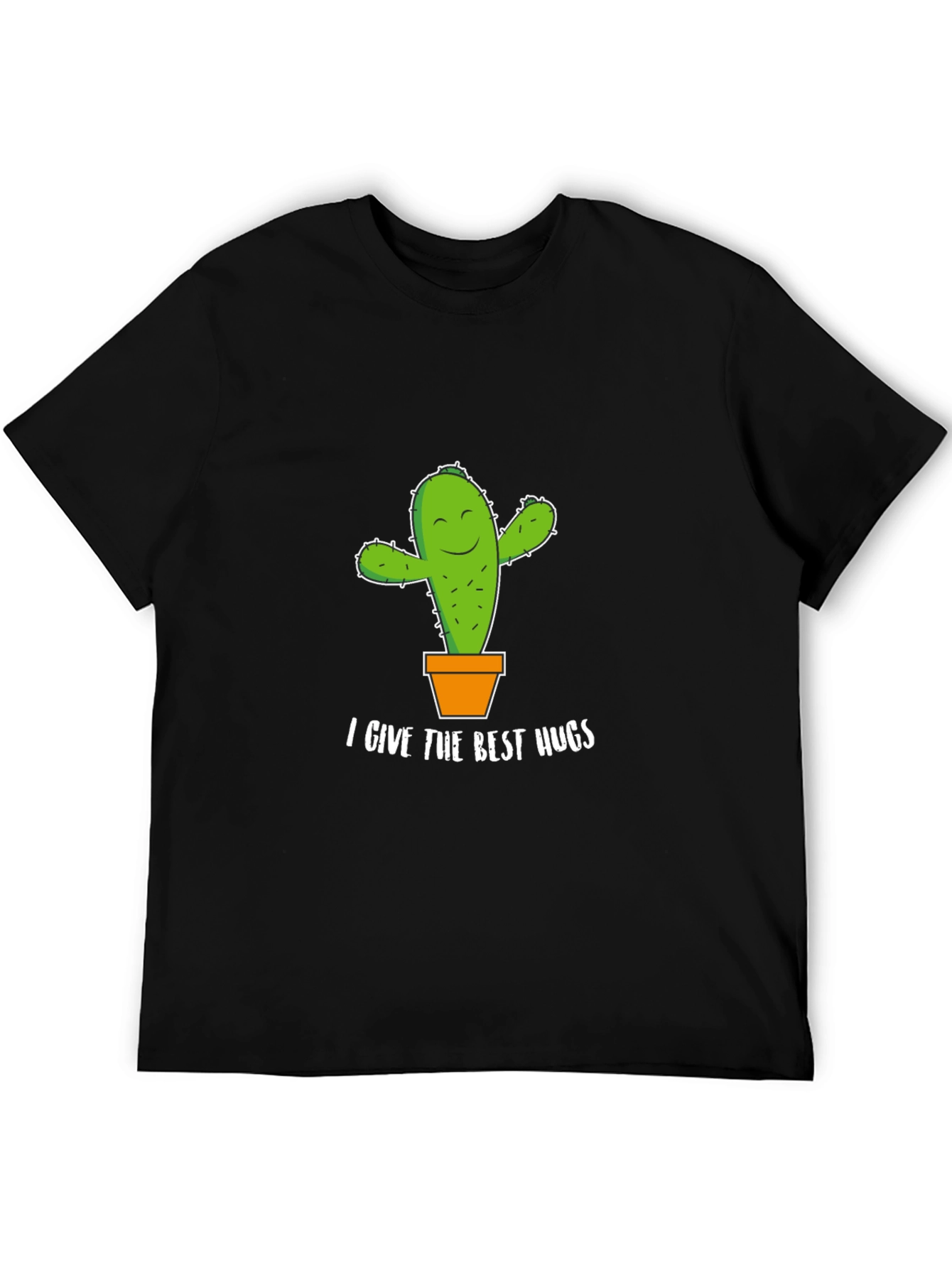 Cactus Hugs Graphic Tee - Soft Cotton Comfort