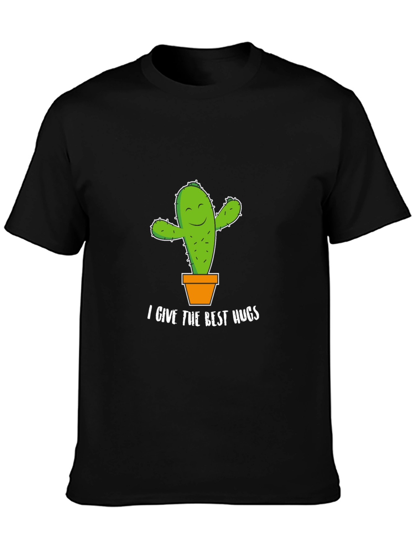 Cactus Hugs Graphic Tee - Soft Cotton Comfort