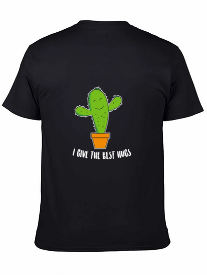 Cactus Hugs Graphic Tee - Soft Cotton Comfort