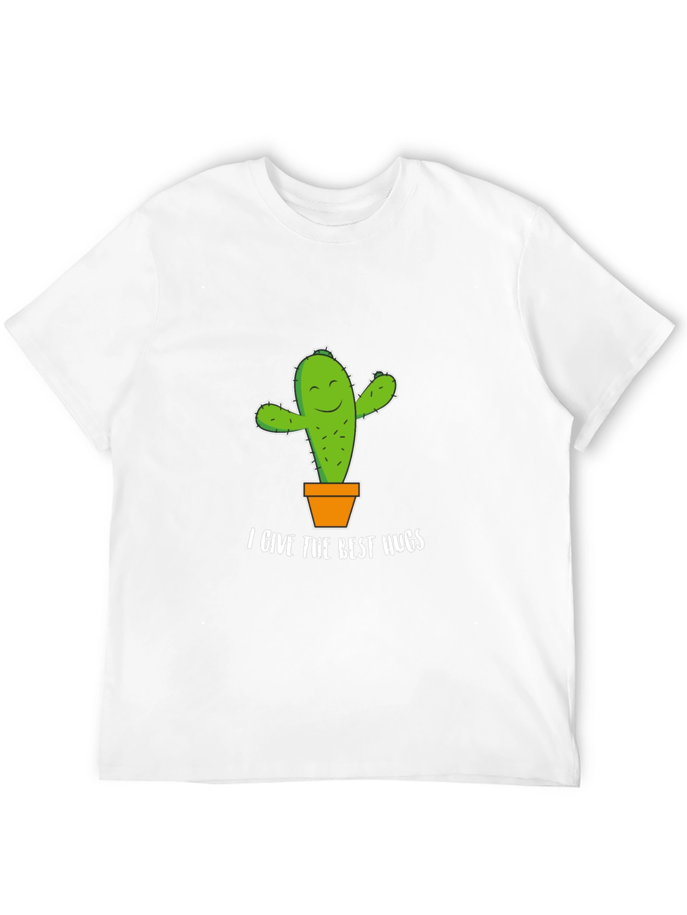 Cactus Hugs Graphic Tee - Soft Cotton Comfort