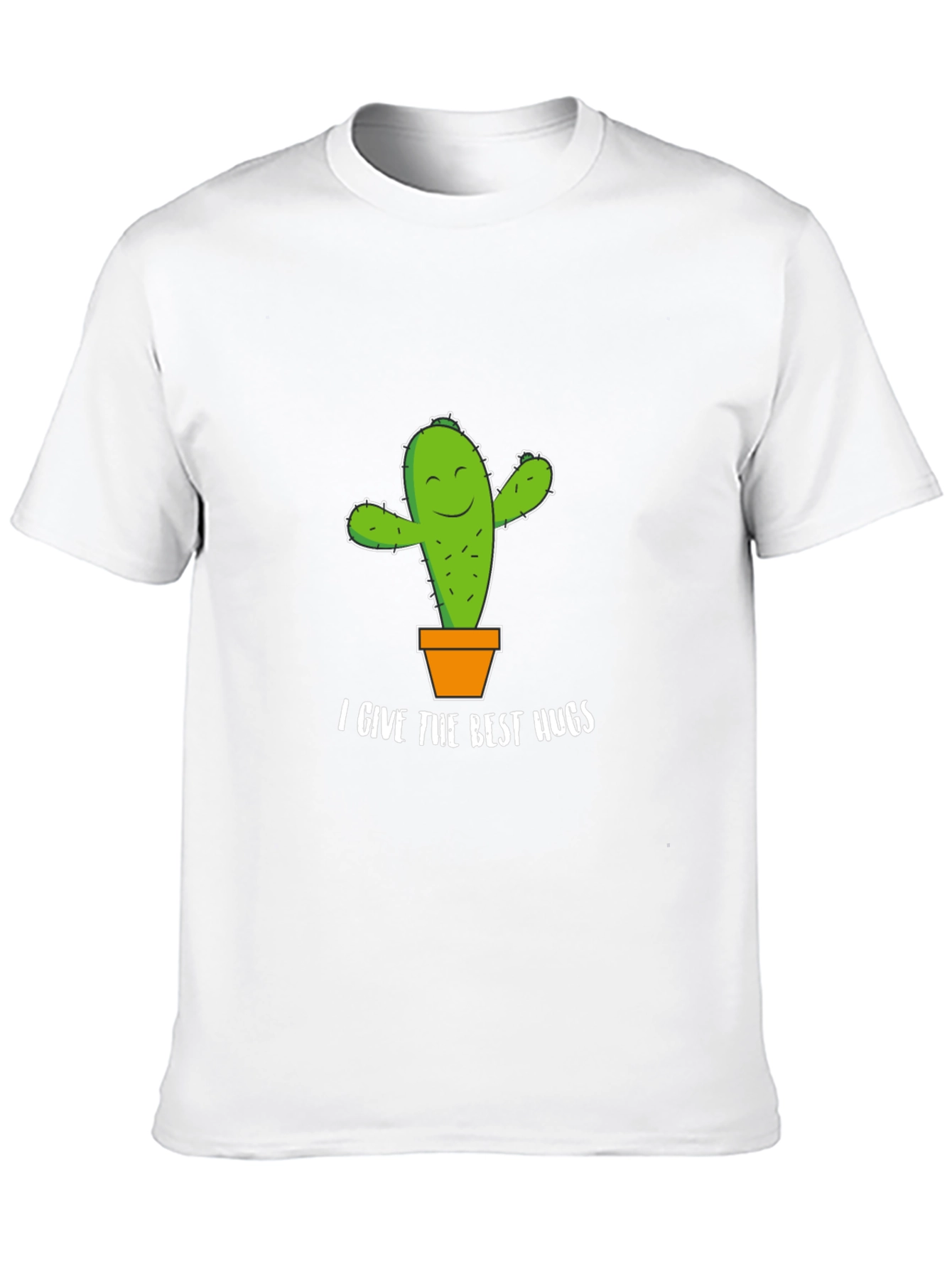 Cactus Hugs Graphic Tee - Soft Cotton Comfort
