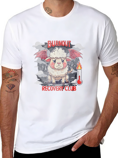Burnout Recovery Club Graphic Tee - Black
