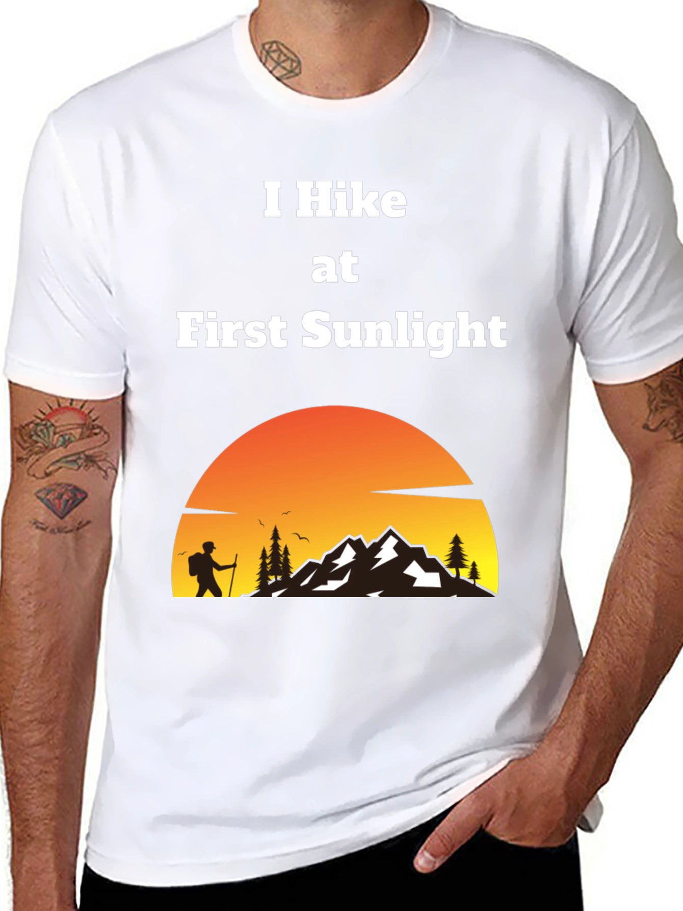 Hike at First Sunlight Graphic Tee