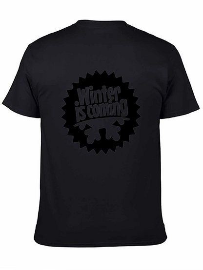 Winter Is Coming Black T-Shirt