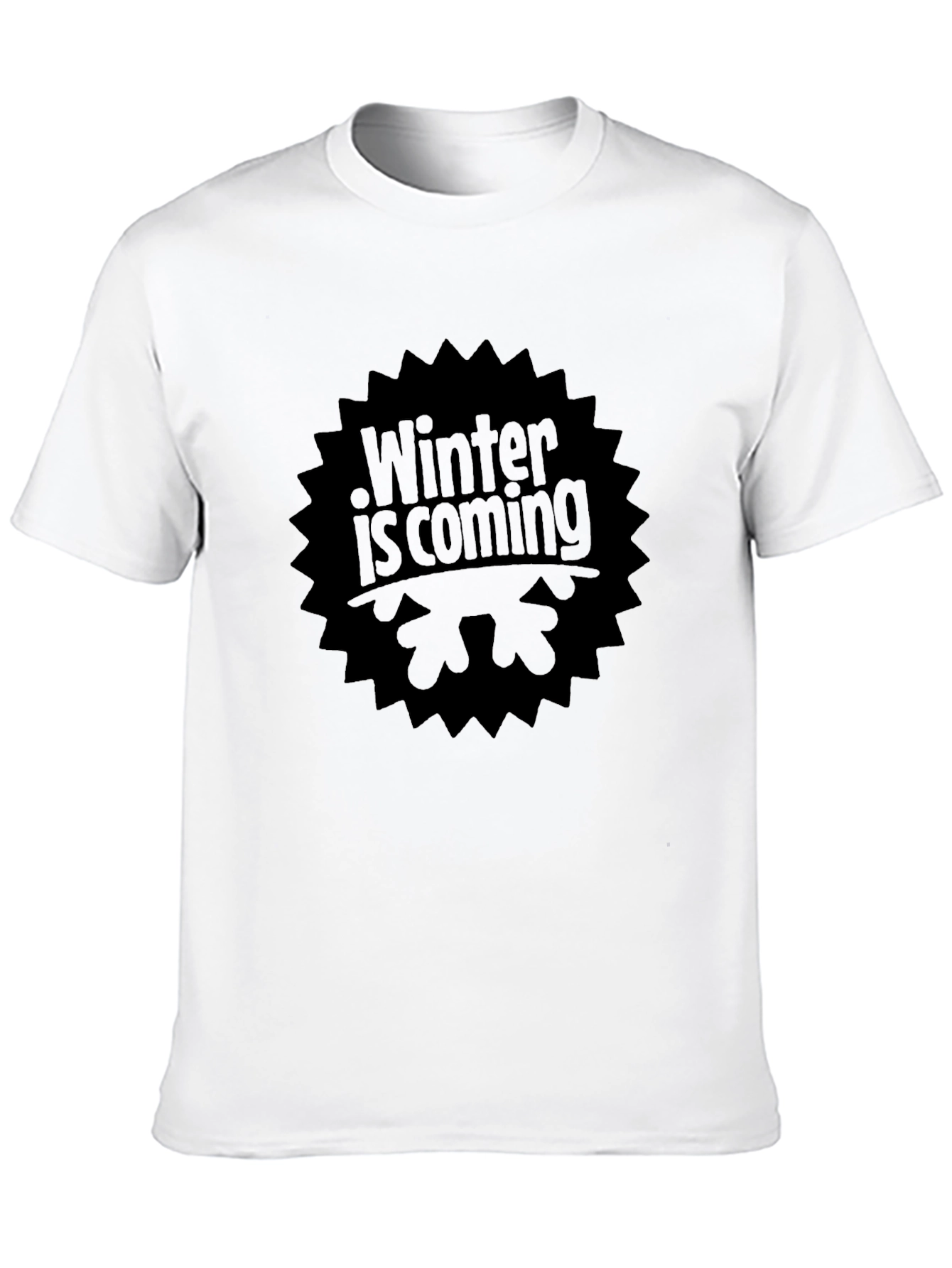 Winter Is Coming Black T-Shirt