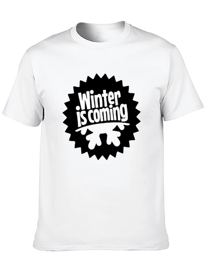 Winter Is Coming Black T-Shirt