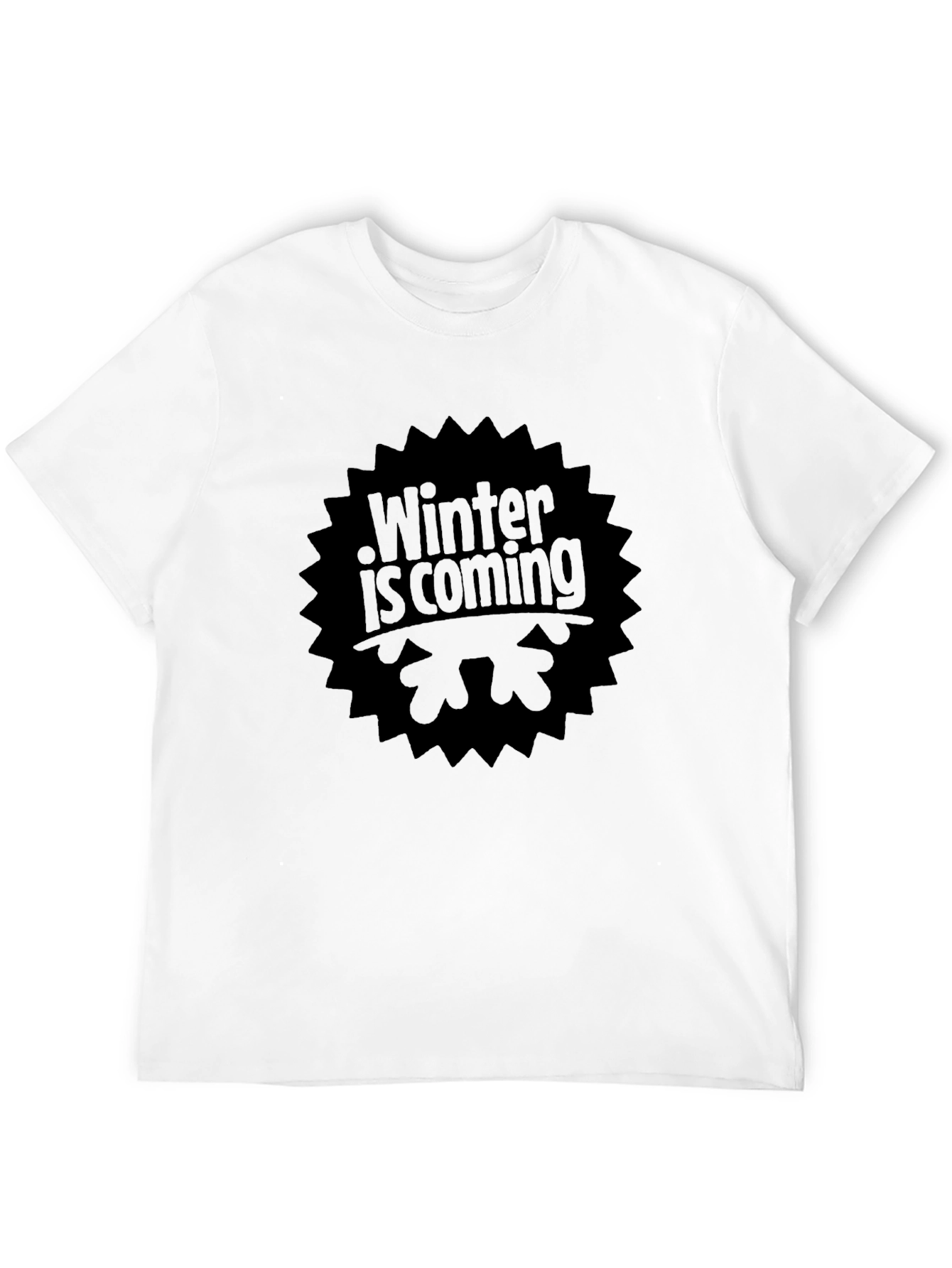 Winter Is Coming Black T-Shirt