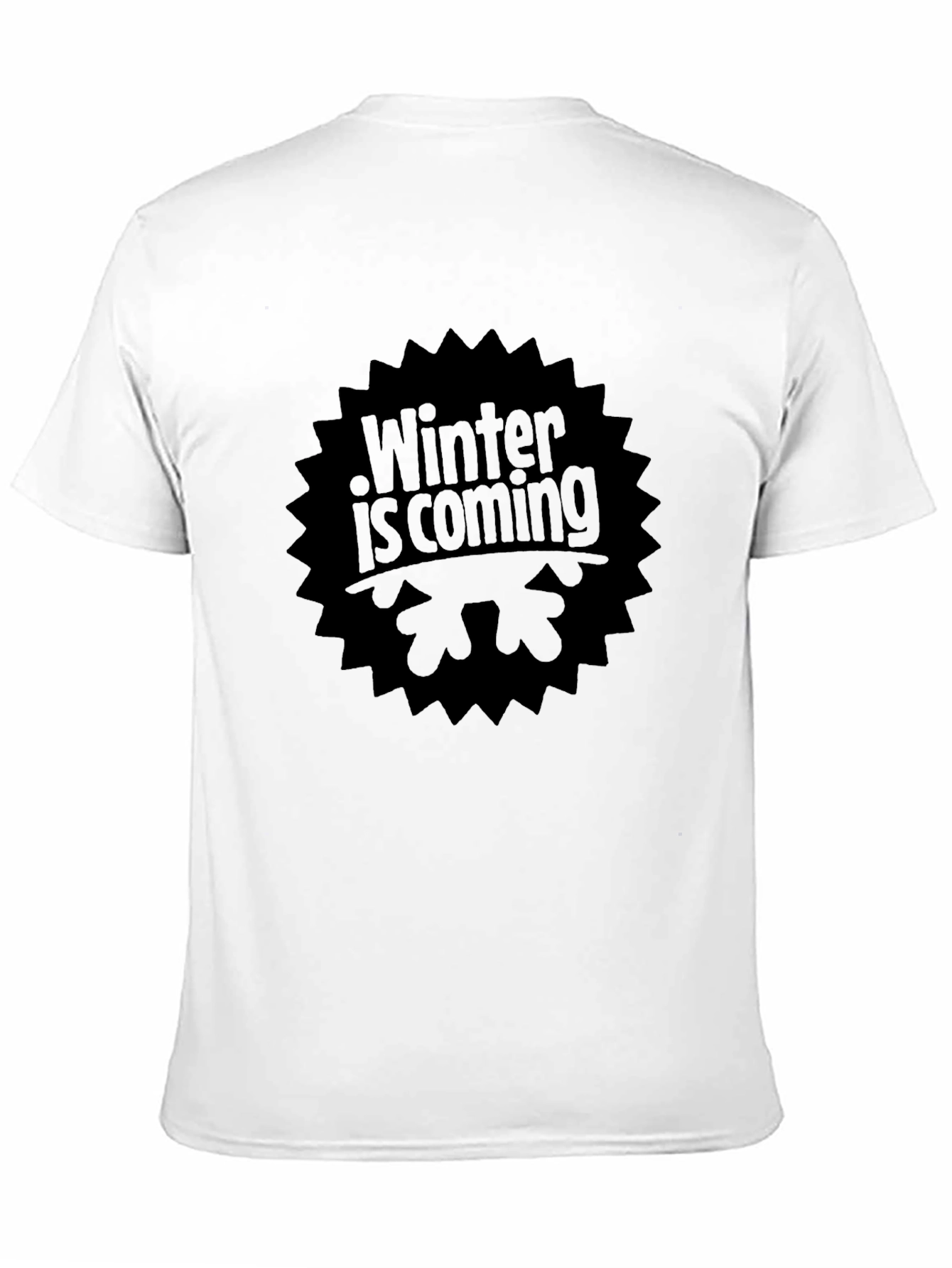 Winter Is Coming Black T-Shirt