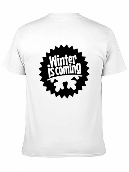Winter Is Coming Black T-Shirt