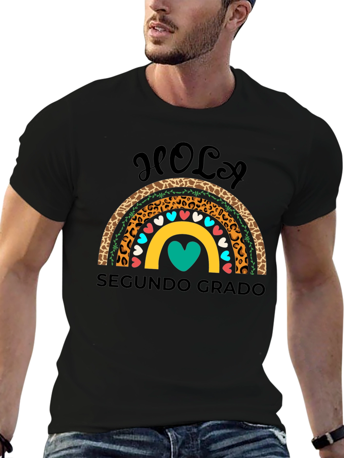 Hola Segundo Grado Rainbow Shirt