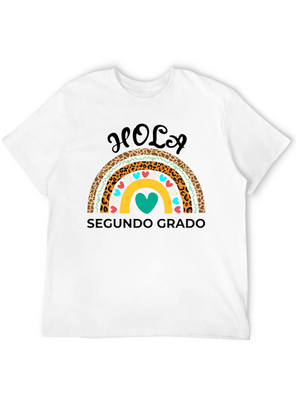 Hola Segundo Grado Rainbow Shirt