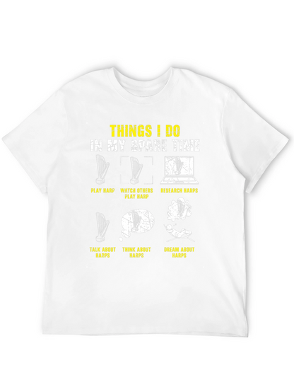 Harp Lover T-Shirt: Spare Time Activities Design