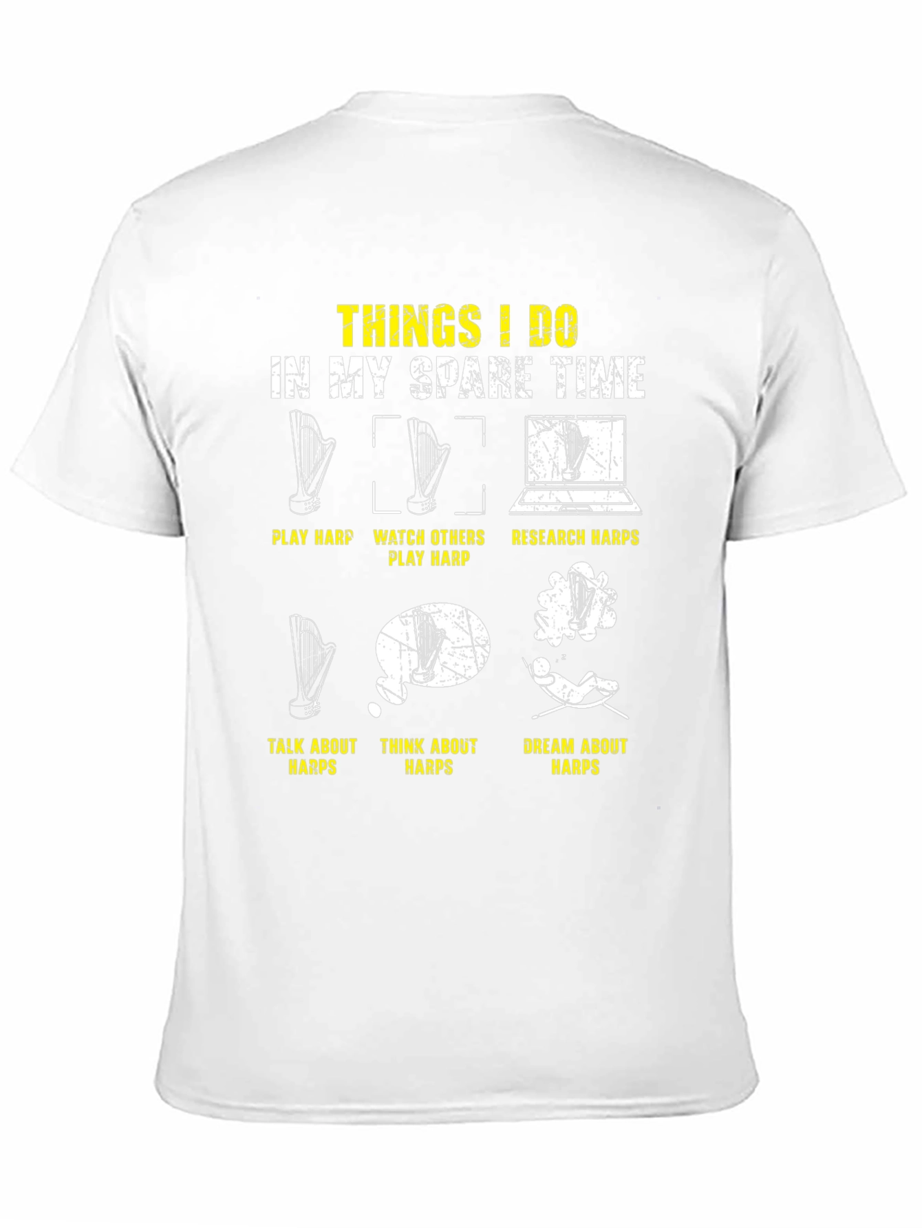 Harp Lover T-Shirt: Spare Time Activities Design