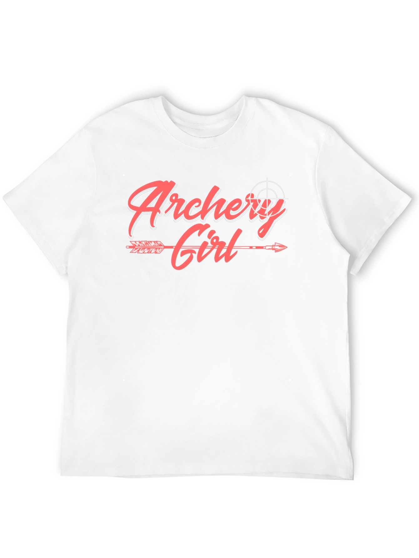 Archery Girl Arrow Graphic Tee - Trendy Sportswear