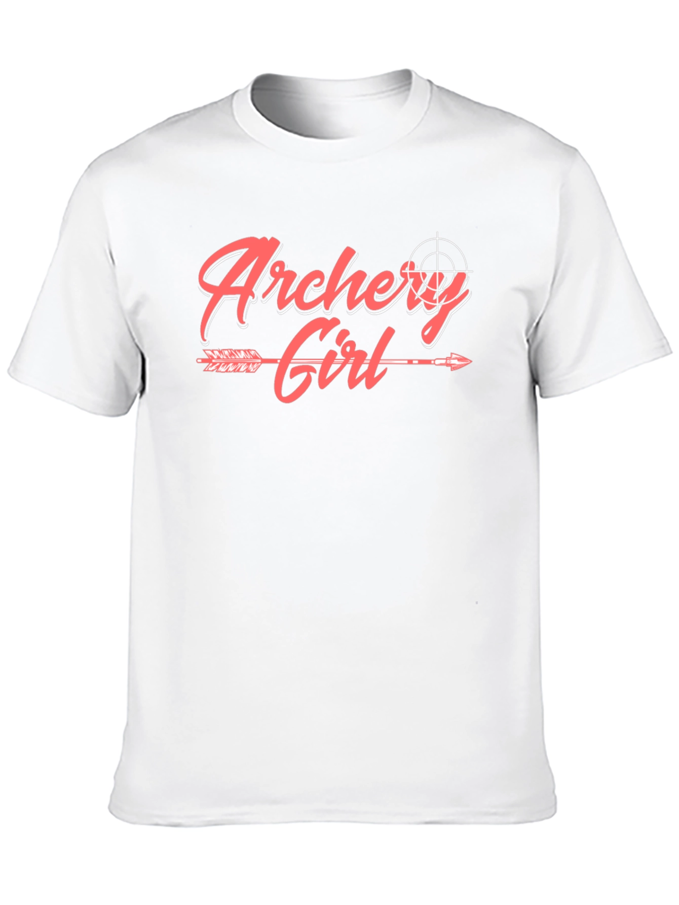 Archery Girl Arrow Graphic Tee - Trendy Sportswear