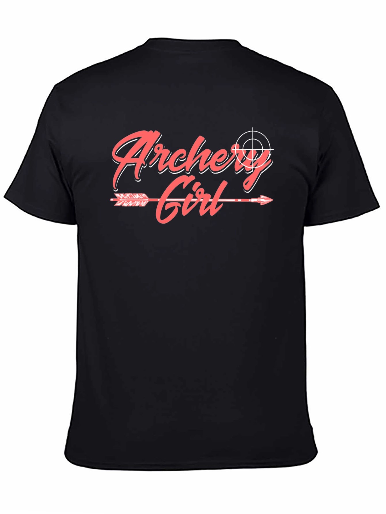 Archery Girl Arrow Graphic Tee - Trendy Sportswear