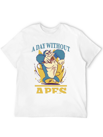 A Day Without Apes T-Shirt - Mens Black Tee