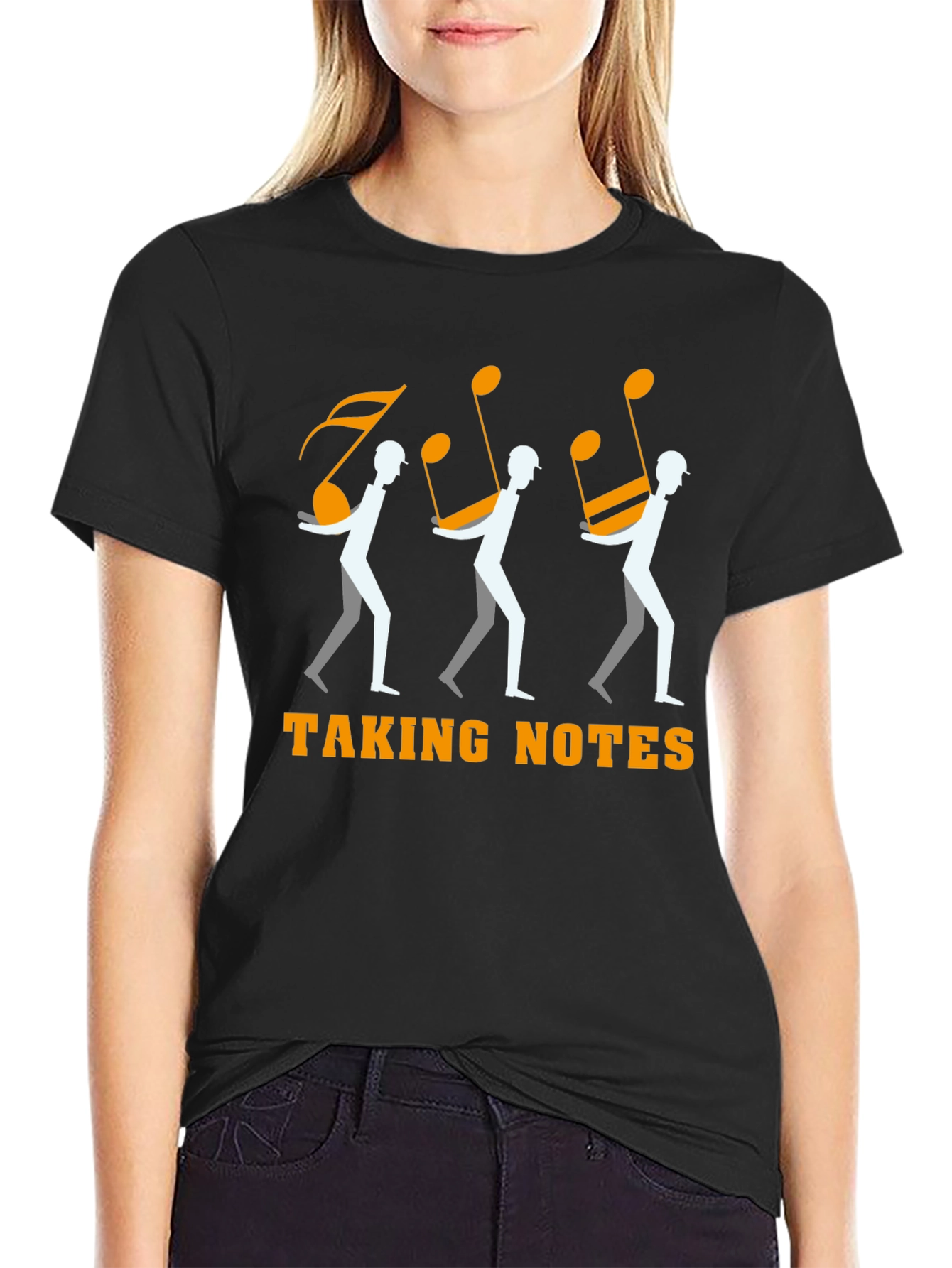 Taking Notes Graphic T-Shirt - Music Lover Tee