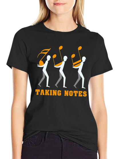 Taking Notes Graphic T-Shirt - Music Lover Tee