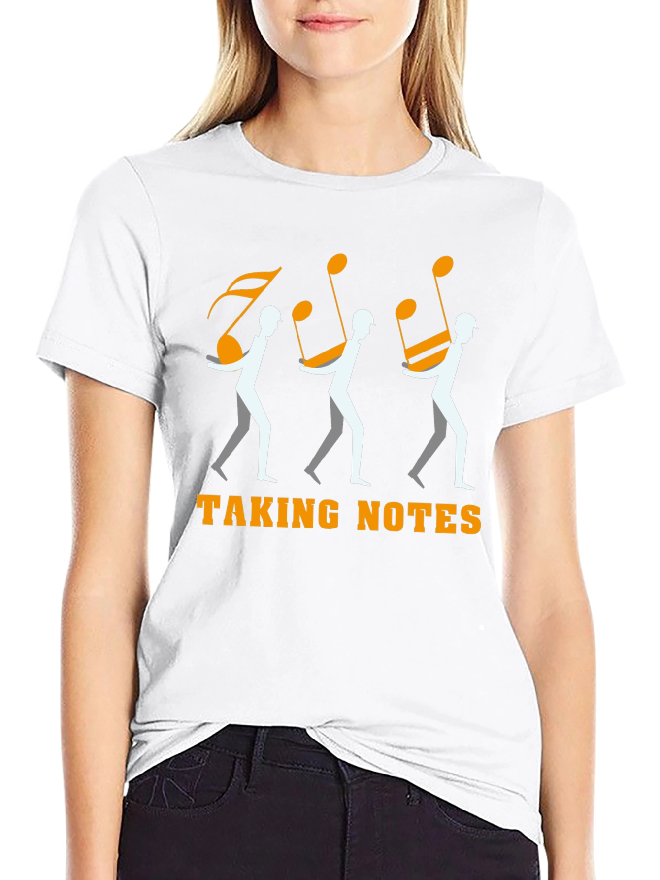 Taking Notes Graphic T-Shirt - Music Lover Tee