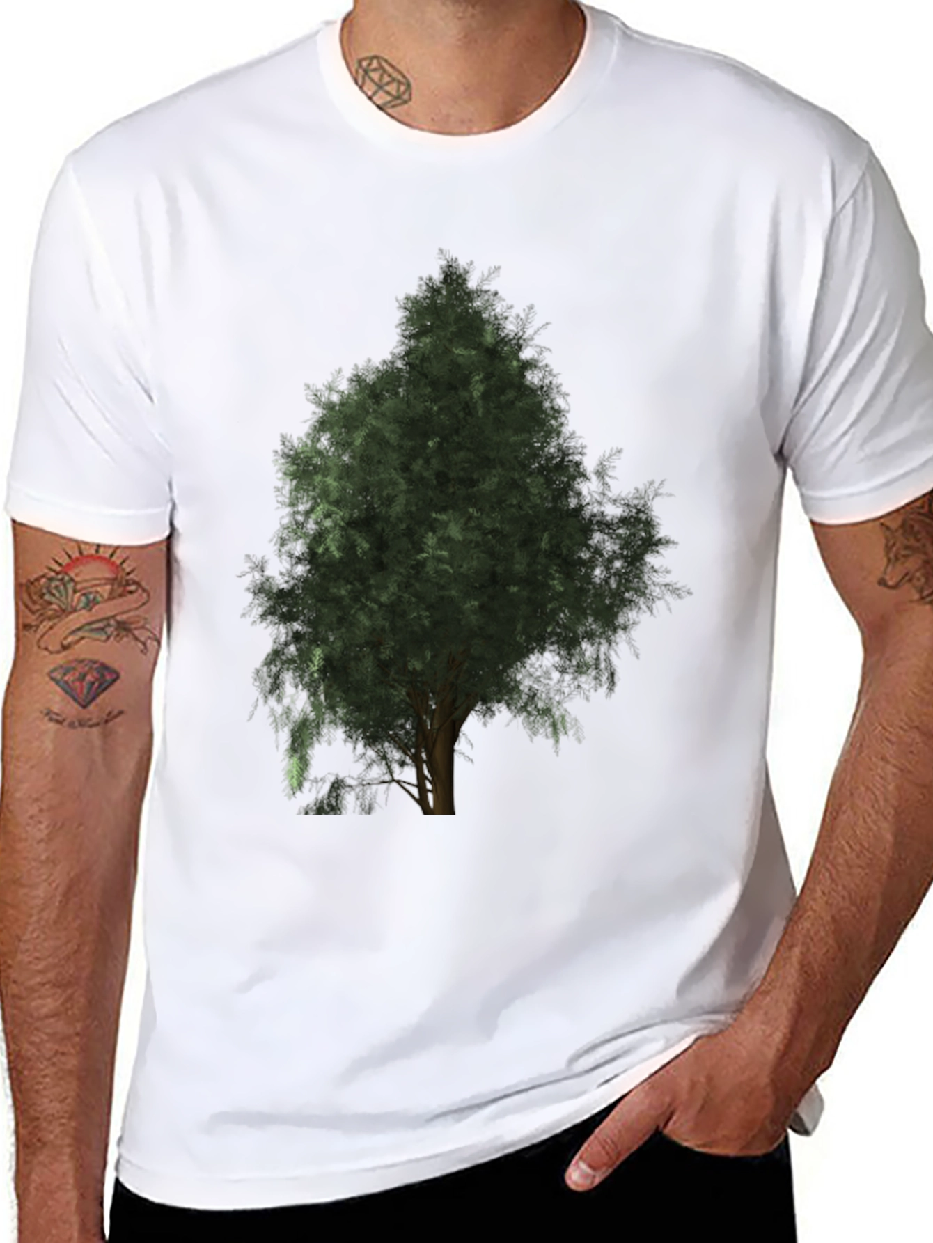Tree Graphic Tee - Nature Inspired Design