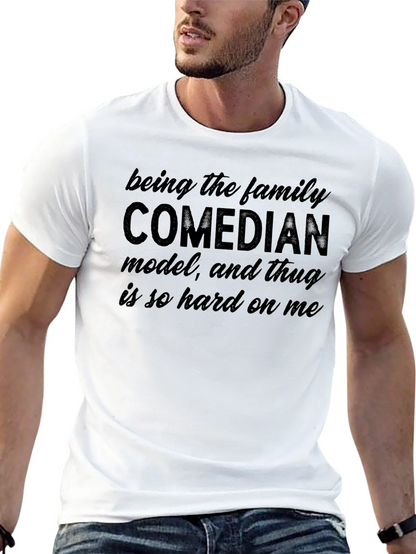 Comedian Model Thug Graphic Tee