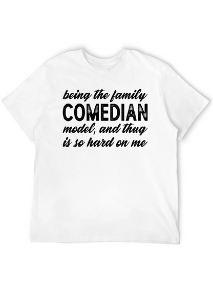 Comedian Model Thug Graphic Tee