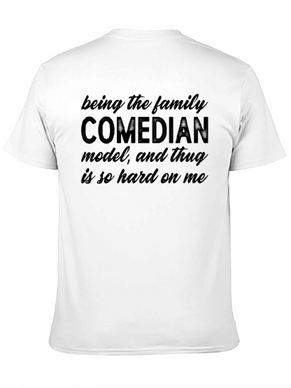Comedian Model Thug Graphic Tee