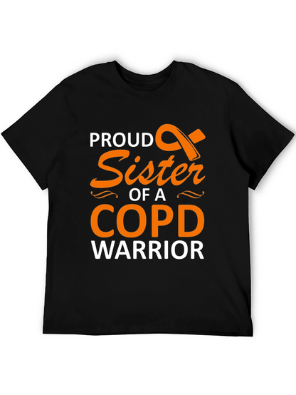 Proud Sister COPD Warrior Support T-Shirt