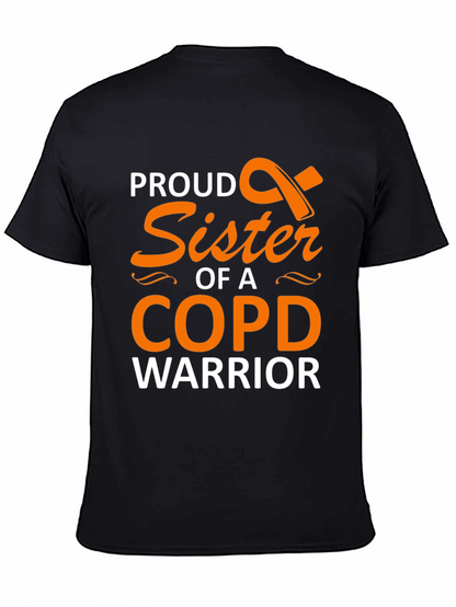 Proud Sister COPD Warrior Support T-Shirt