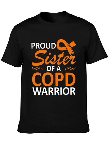 Proud Sister COPD Warrior Support T-Shirt